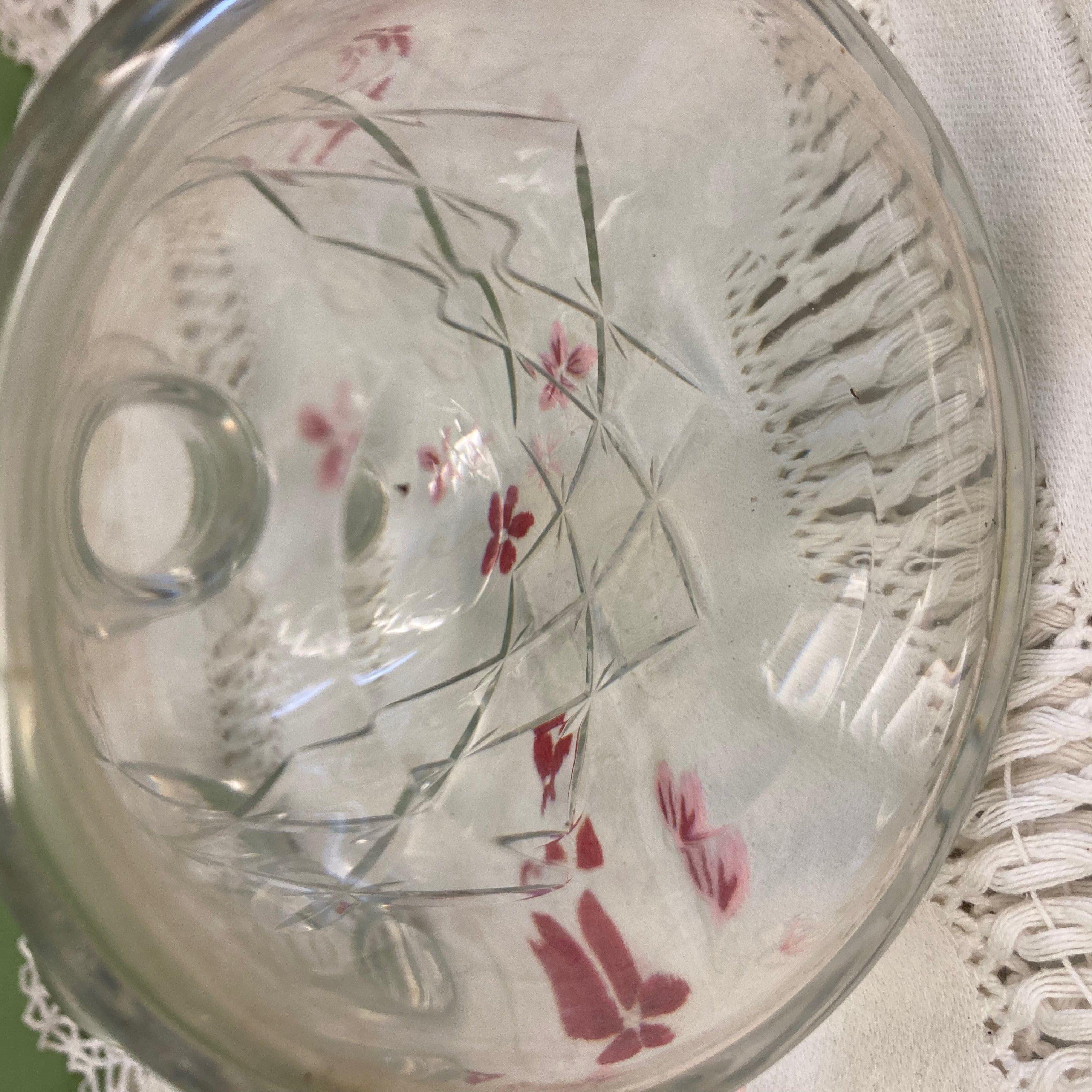 Baccarat belle paire de carafes cristal taillé biseaux croisés | décanteur