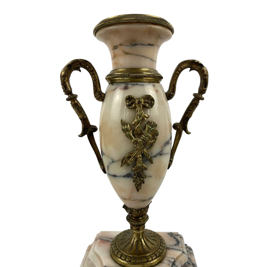 Paire de cassolettes en marbre