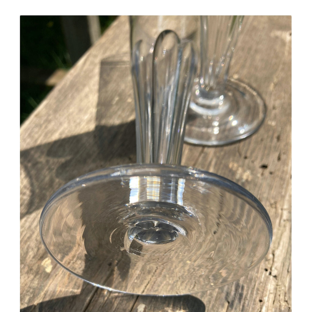 paire de flûtes cristal champenoises