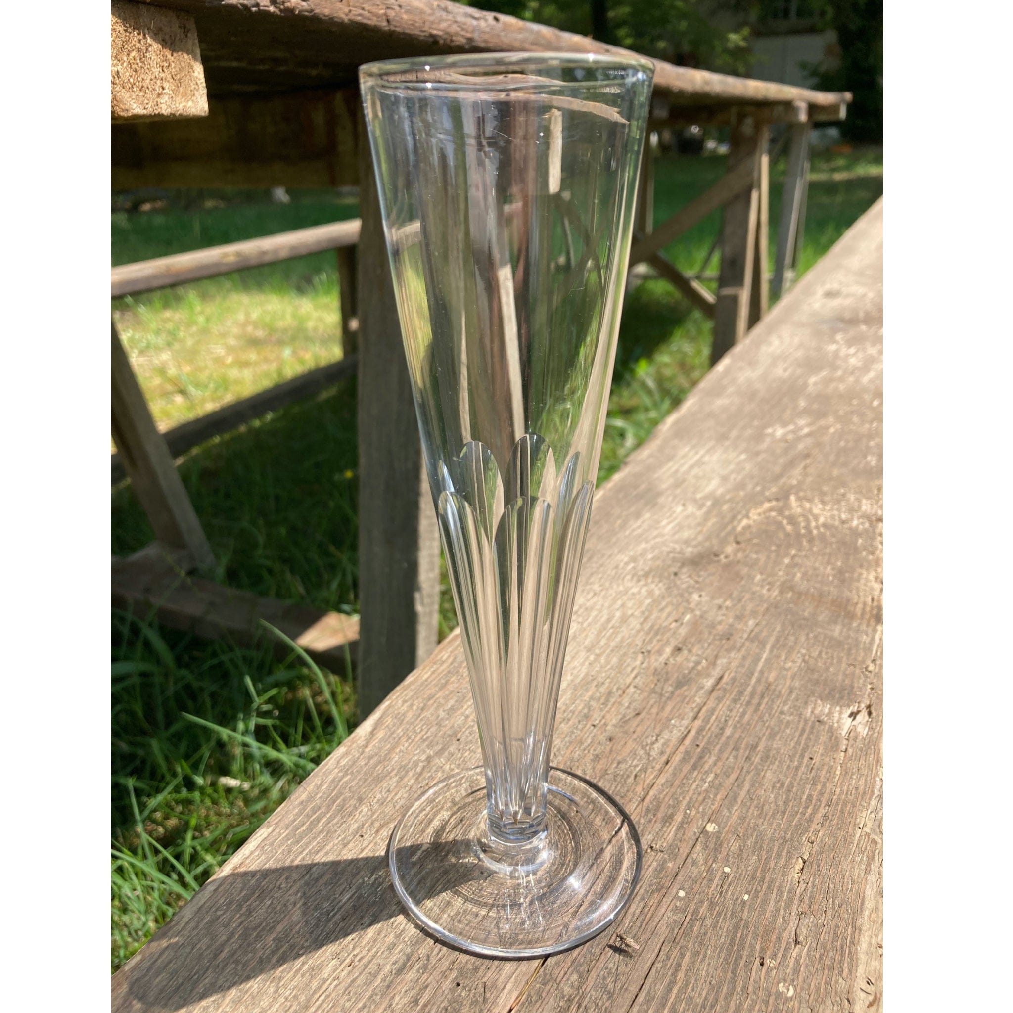 paire de flûtes cristal champenoises