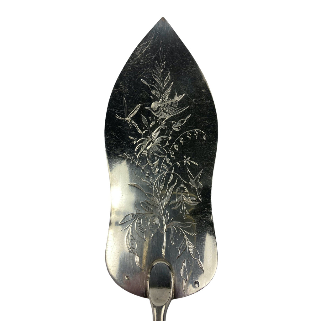 Pelle à poisson argent massif