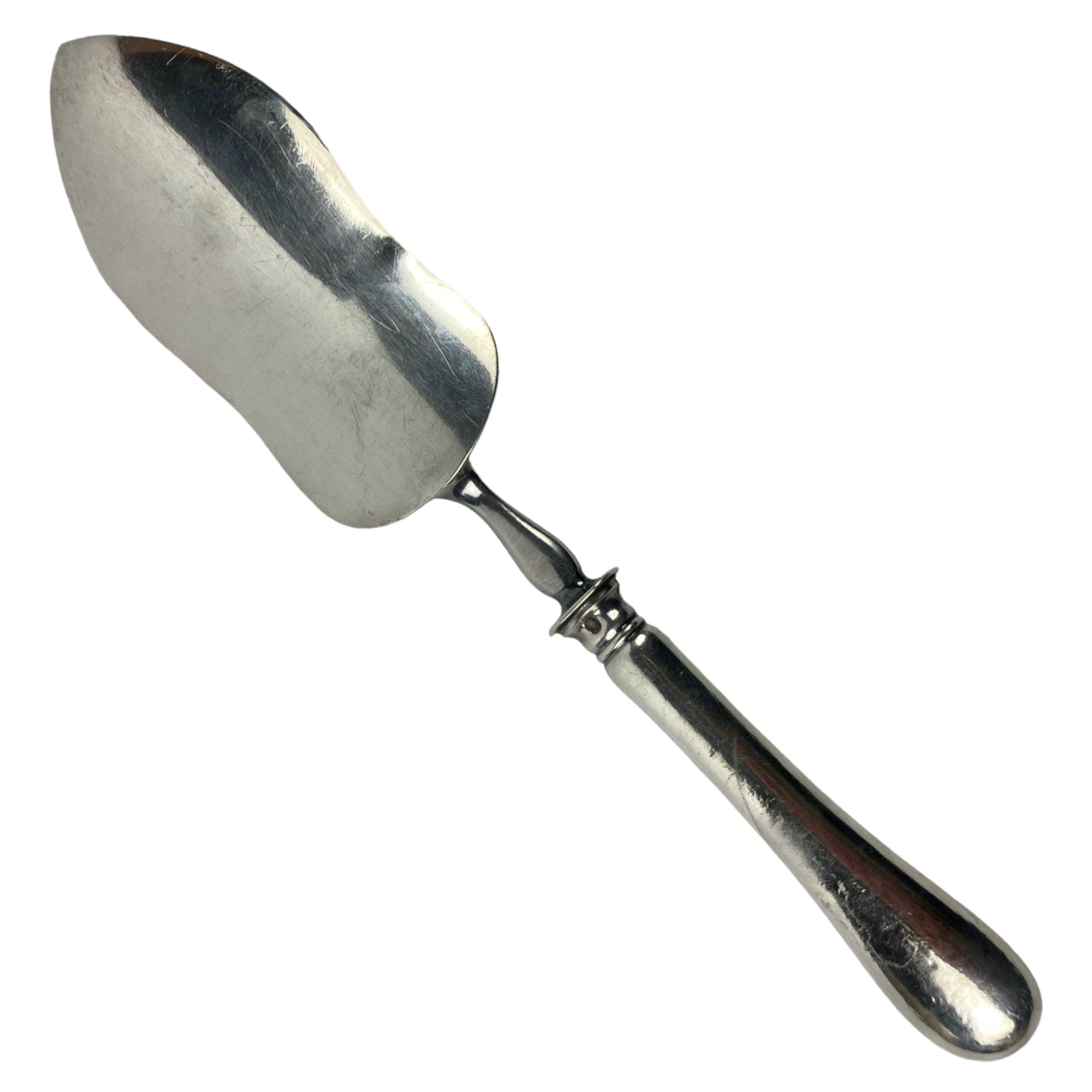 Pelle à poisson argent massif