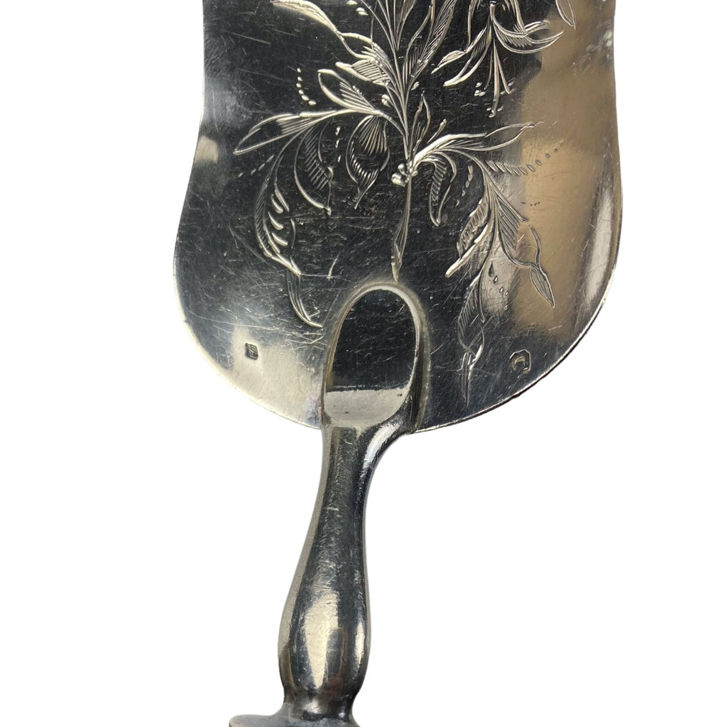 Pelle à poisson argent massif