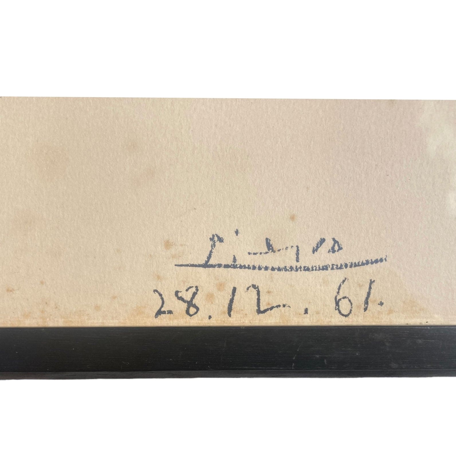 La colombe bleue Picasso Lithographie