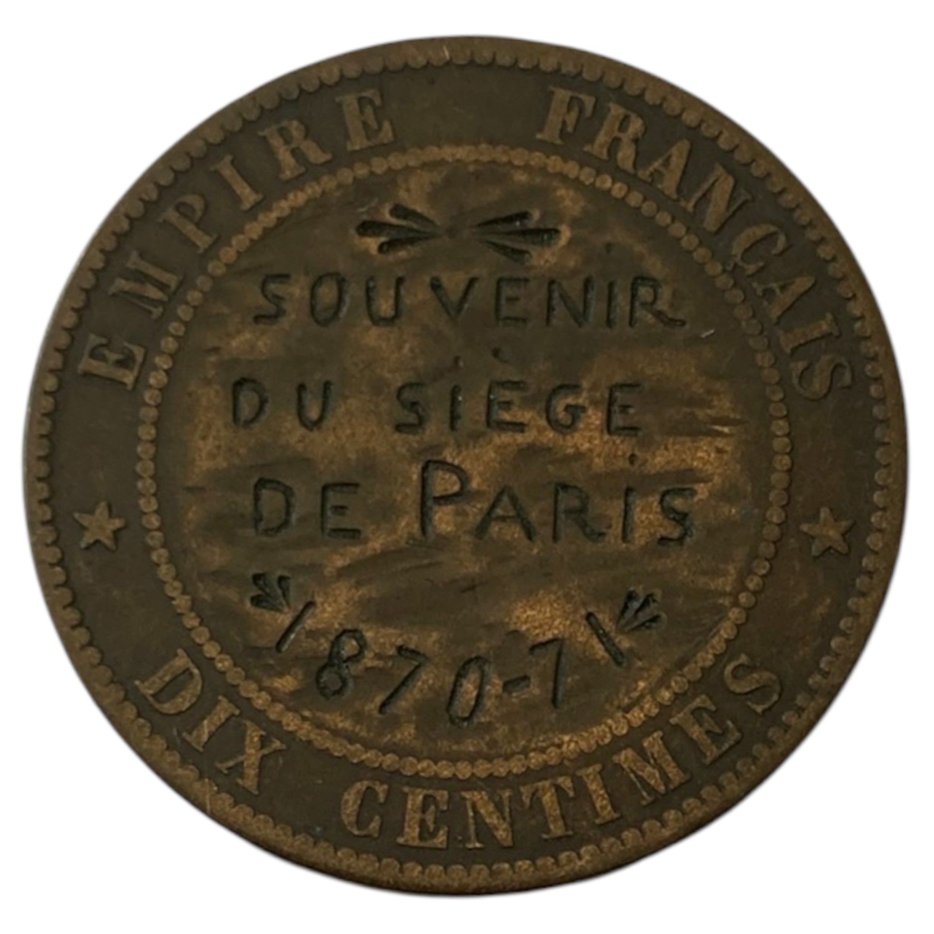 Pièce satirique Sedan Napolèon III 1870