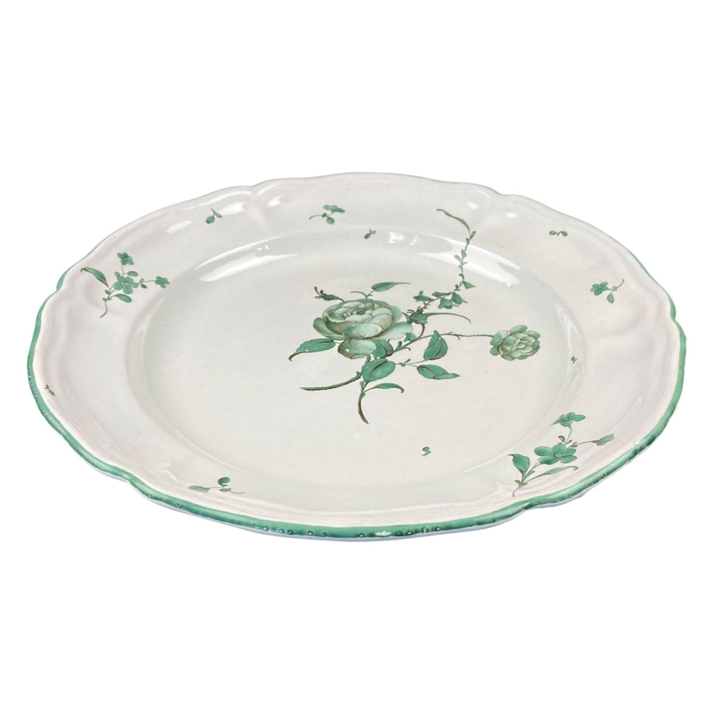 ancien plat en faïence de Marseille XVIIIe.