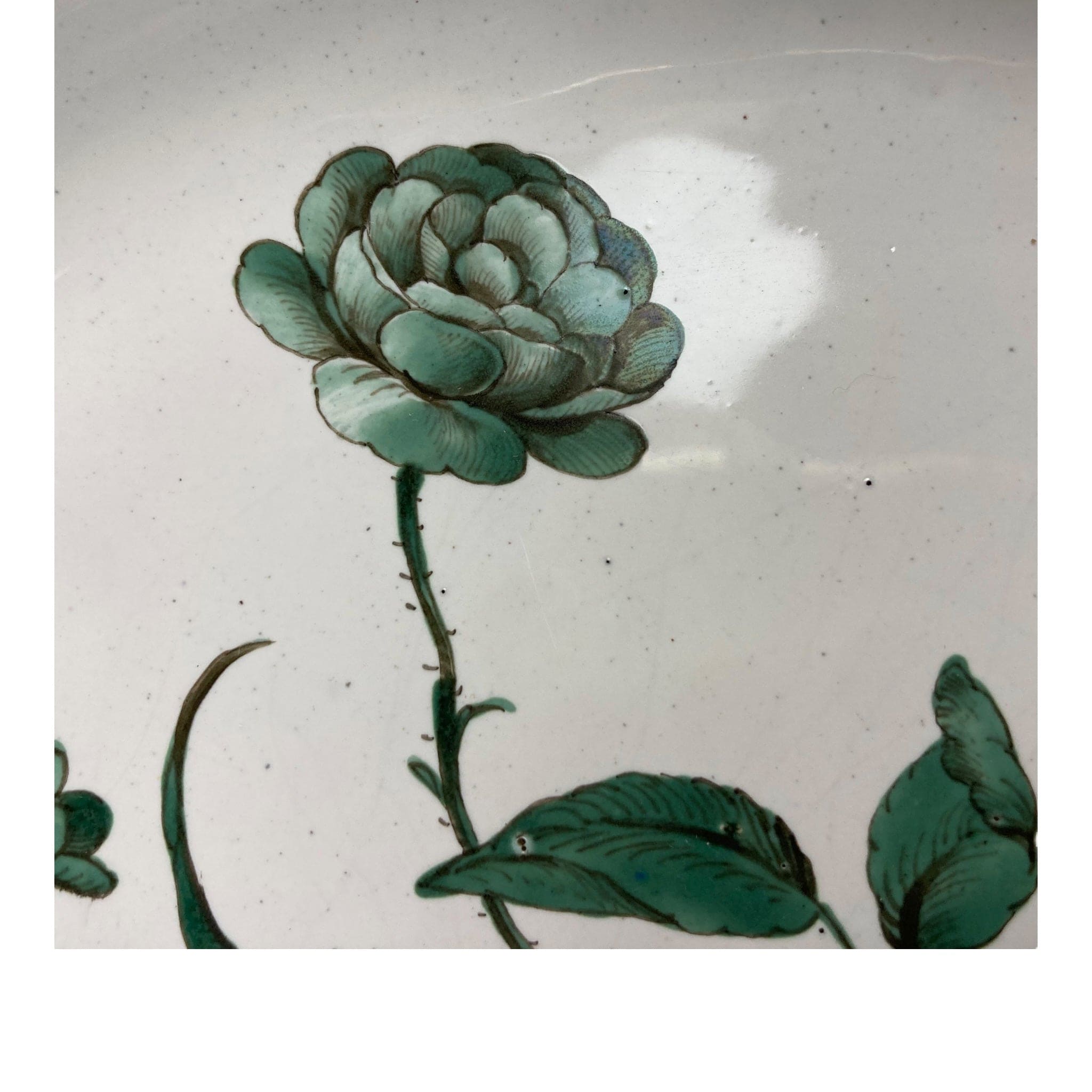 ancien plat en faïence de Marseille XVIIIe.