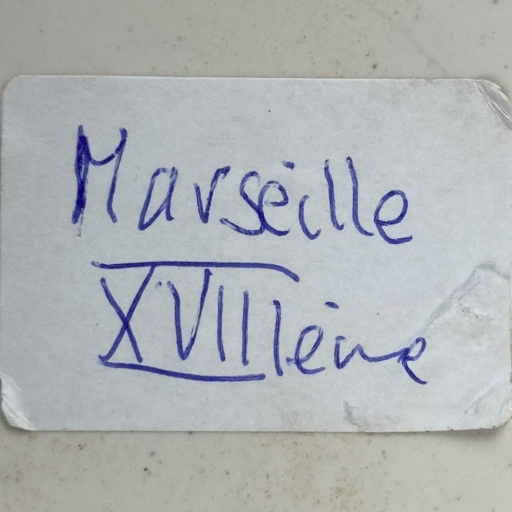 ancien plat en faïence de Marseille XVIIIe.