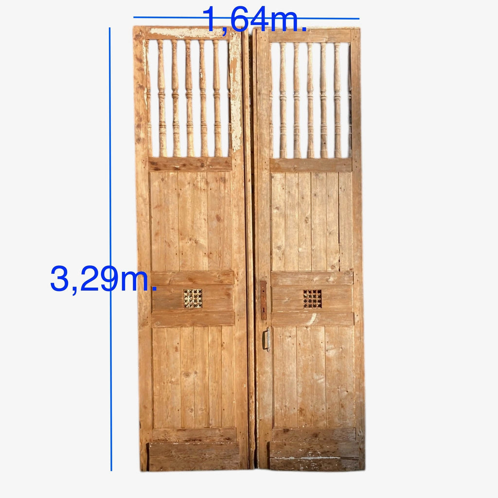  Grande paire de portes anciennes