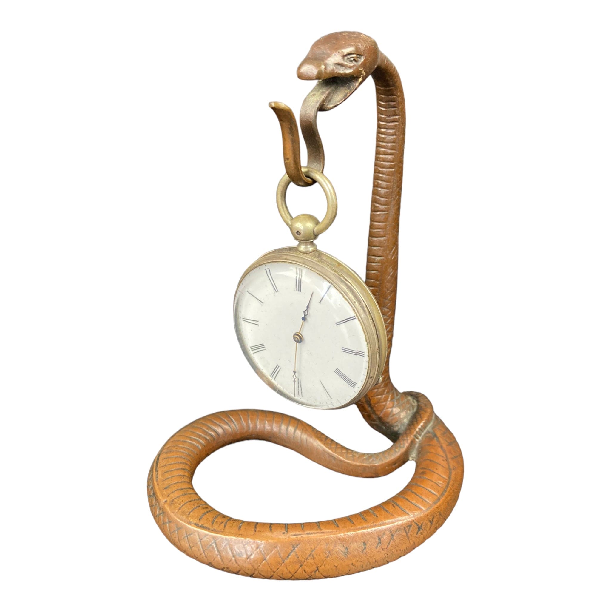 porte montre ancien forme de serpent