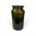 Ancien pot à cornichon en verre soufflé.
