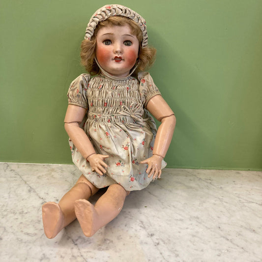 Poupée ancienne tête porcelaine marque Unis France