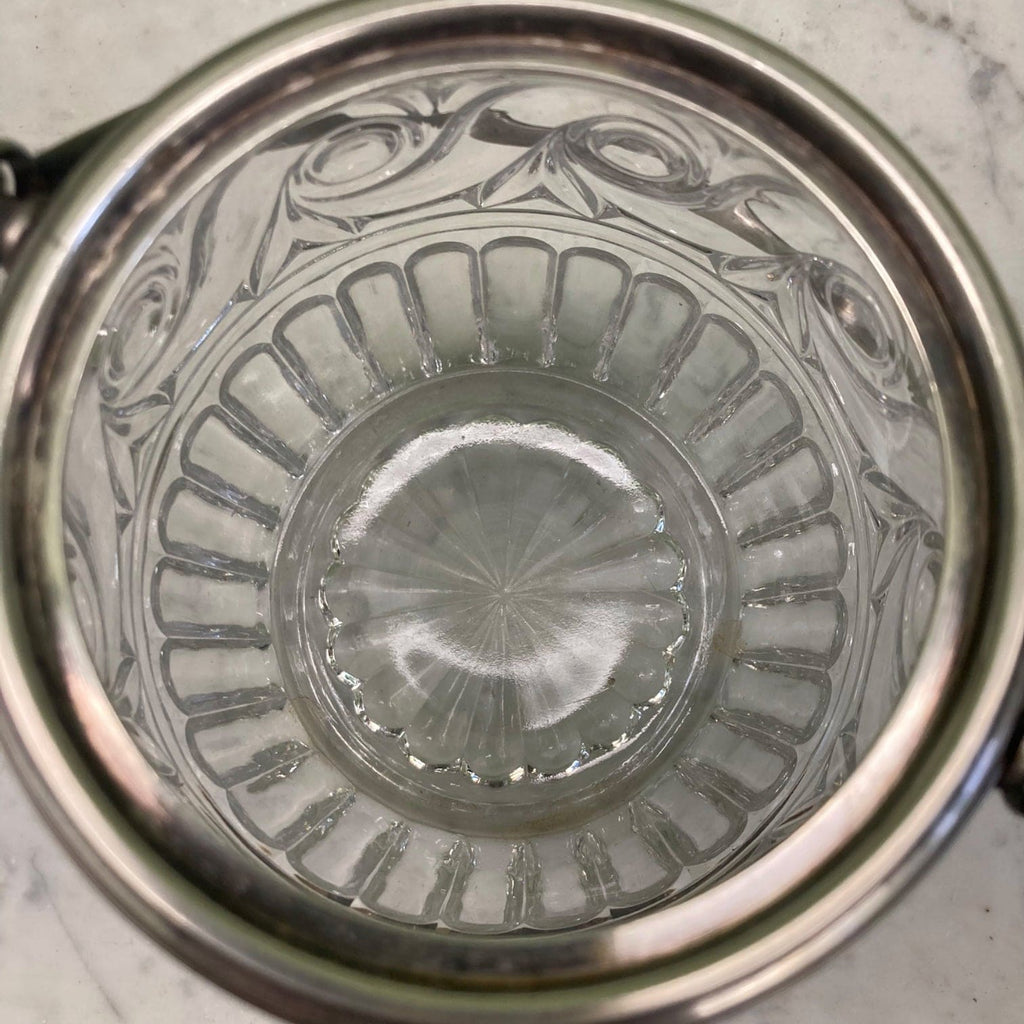 seau à biscuit en cristal moulé de Baccarat