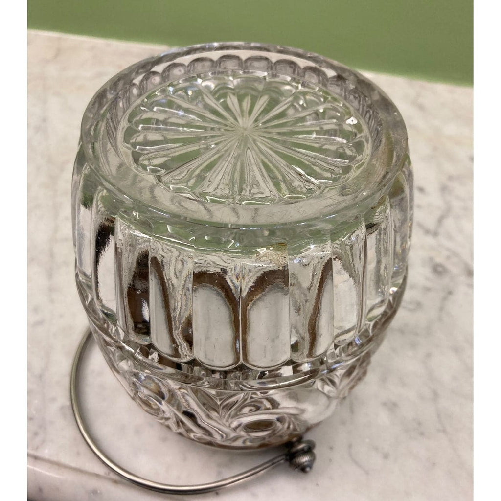 seau à biscuit en cristal moulé de Baccarat