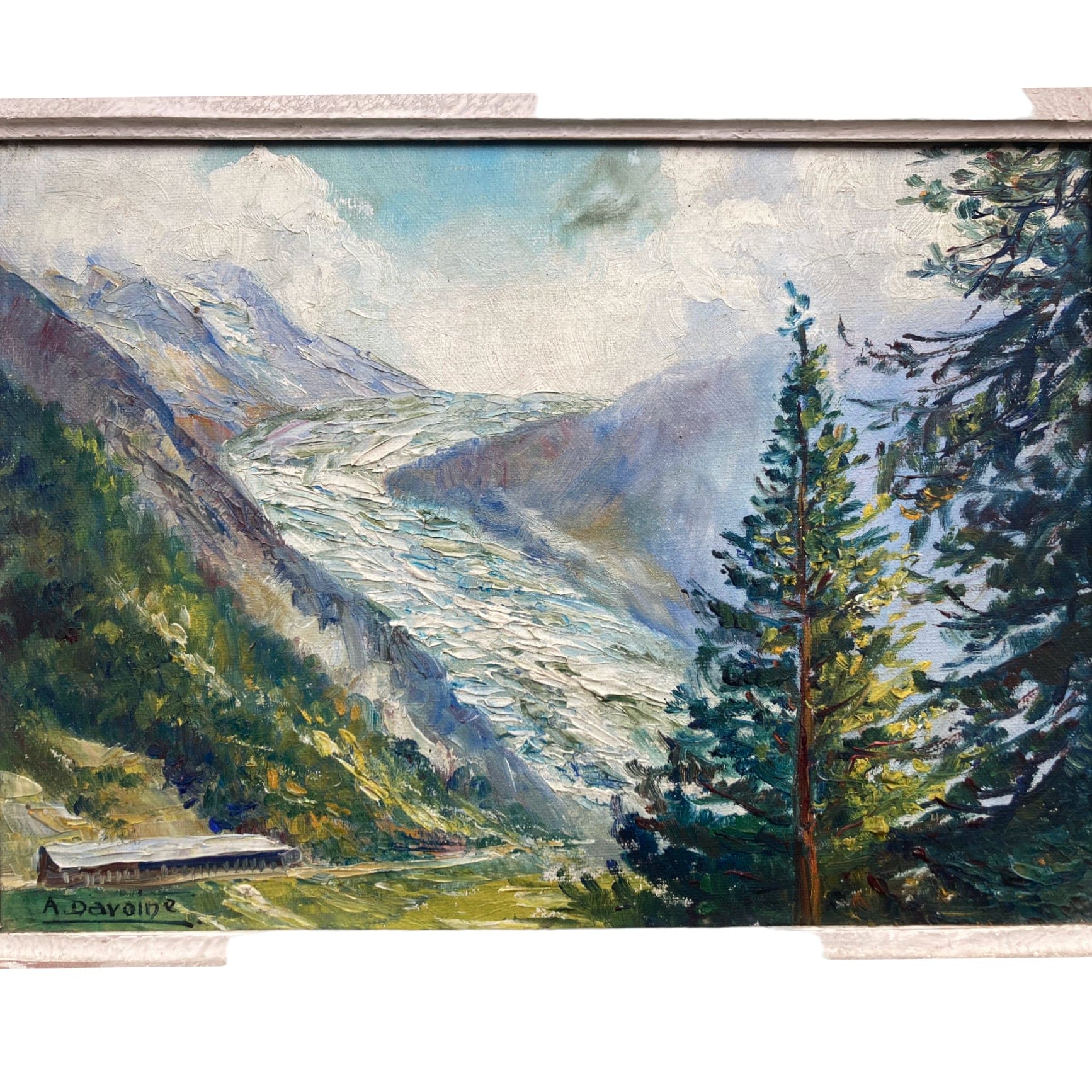 TABLEAU GLACIER D' ARGENTIERE