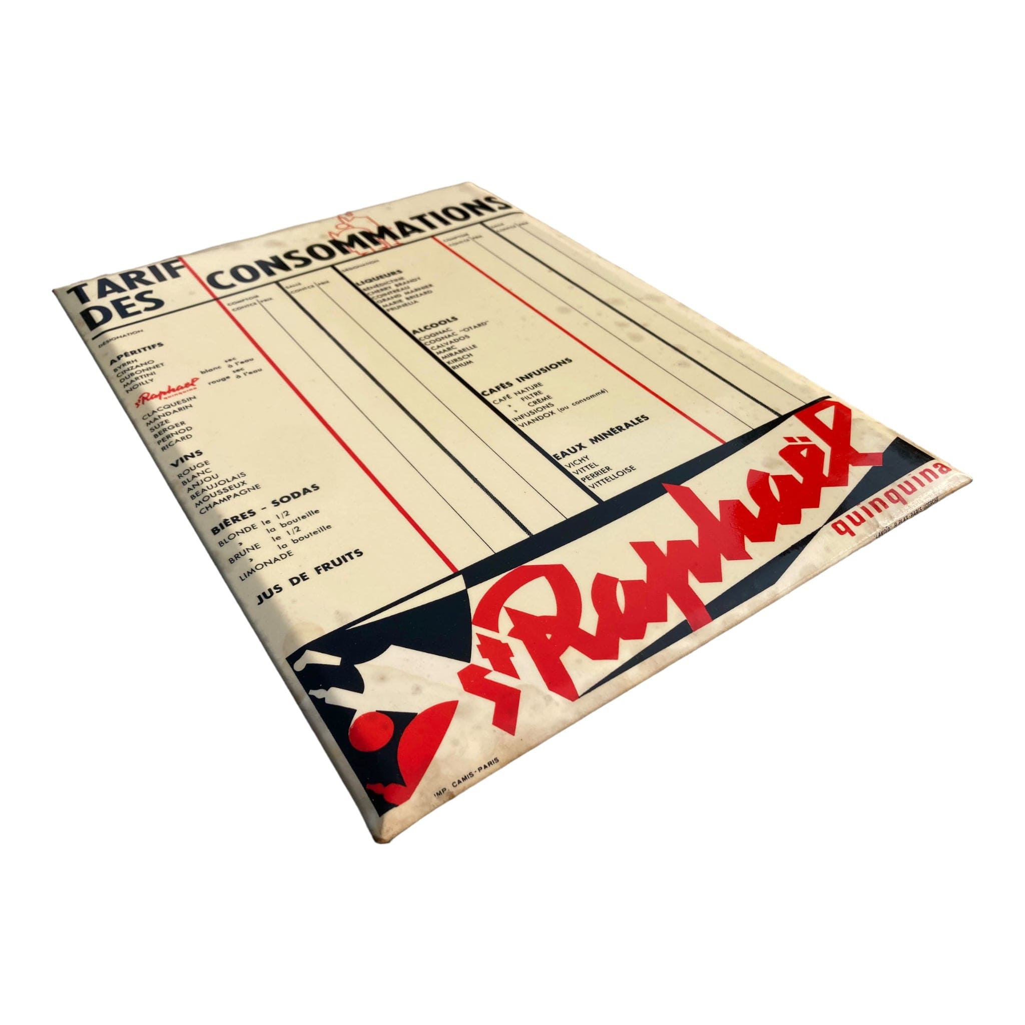 plaque publicitaire ancienne