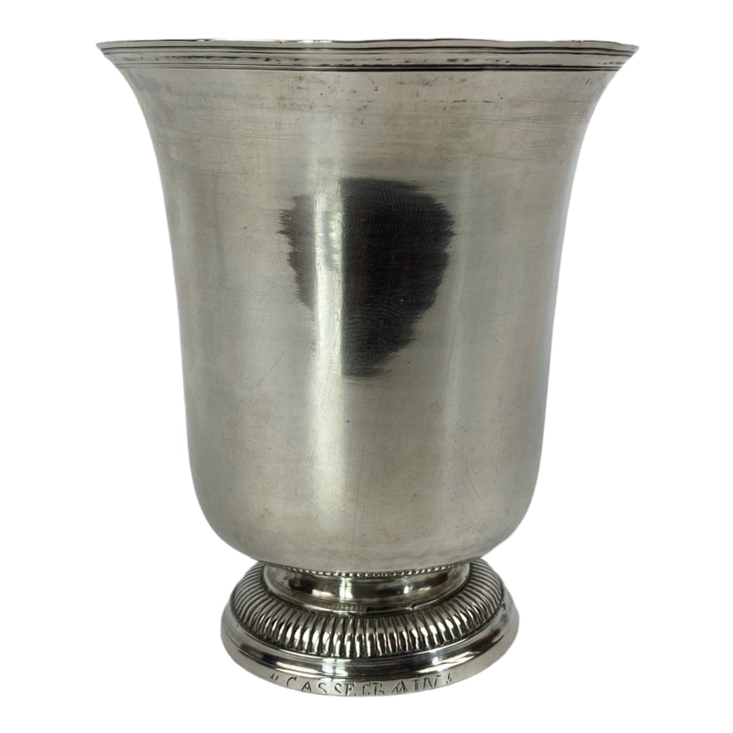 timbale argent massif XVIIIe siècle Orléans