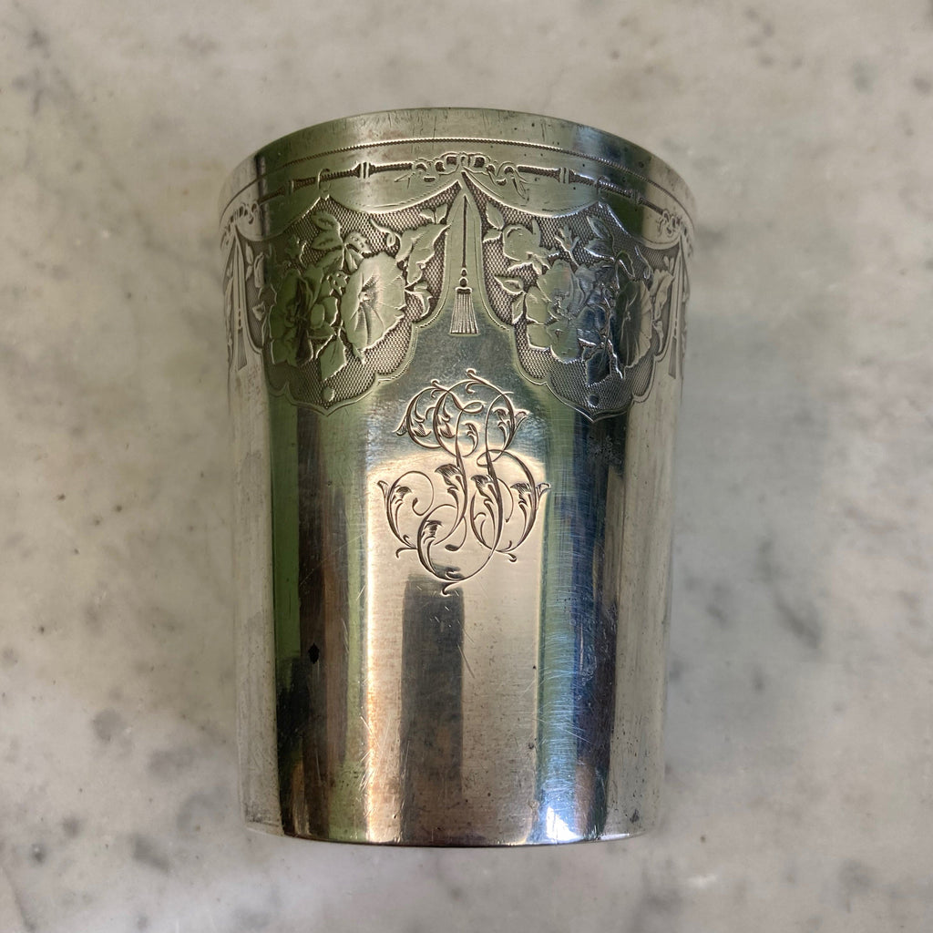 Timbale argent massif  JB