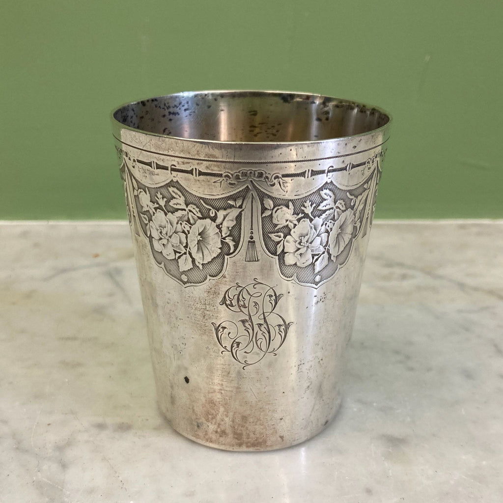 Timbale argent massif  JB