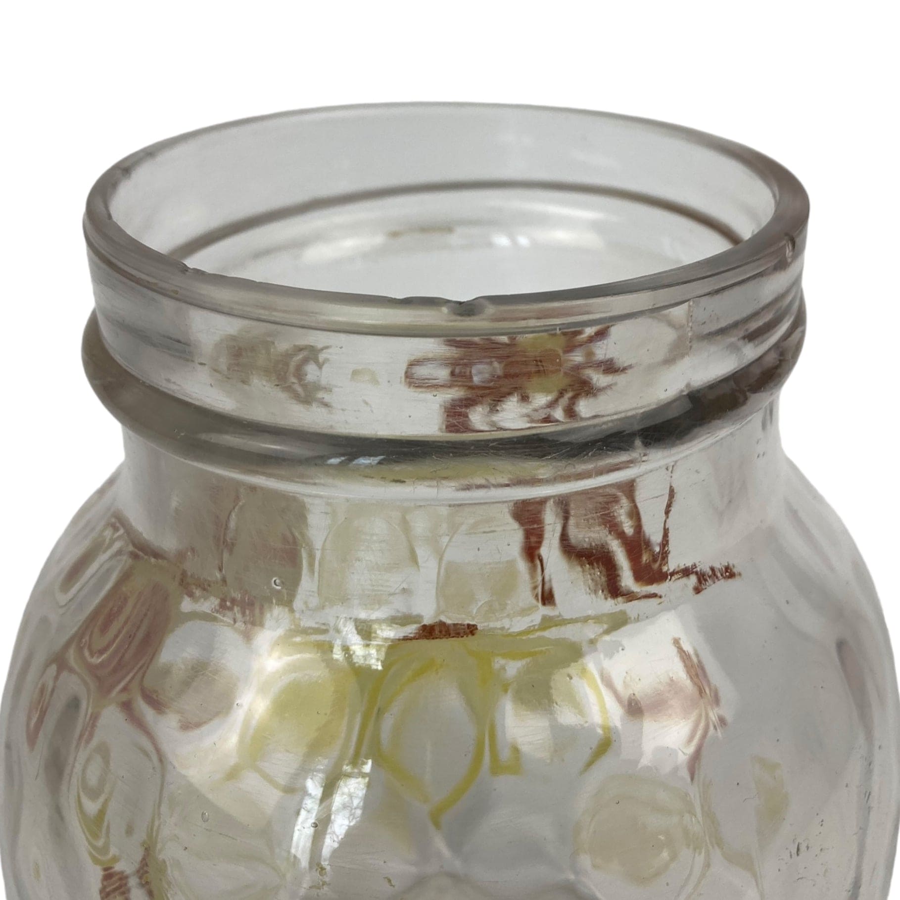 vase émaillé décor dahlias