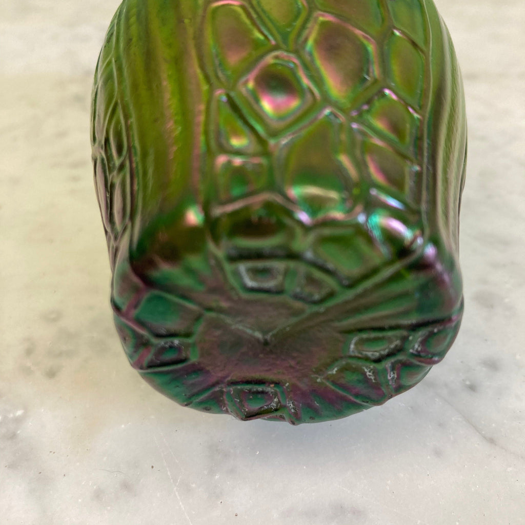 Vase art nouveau à reflets irisés