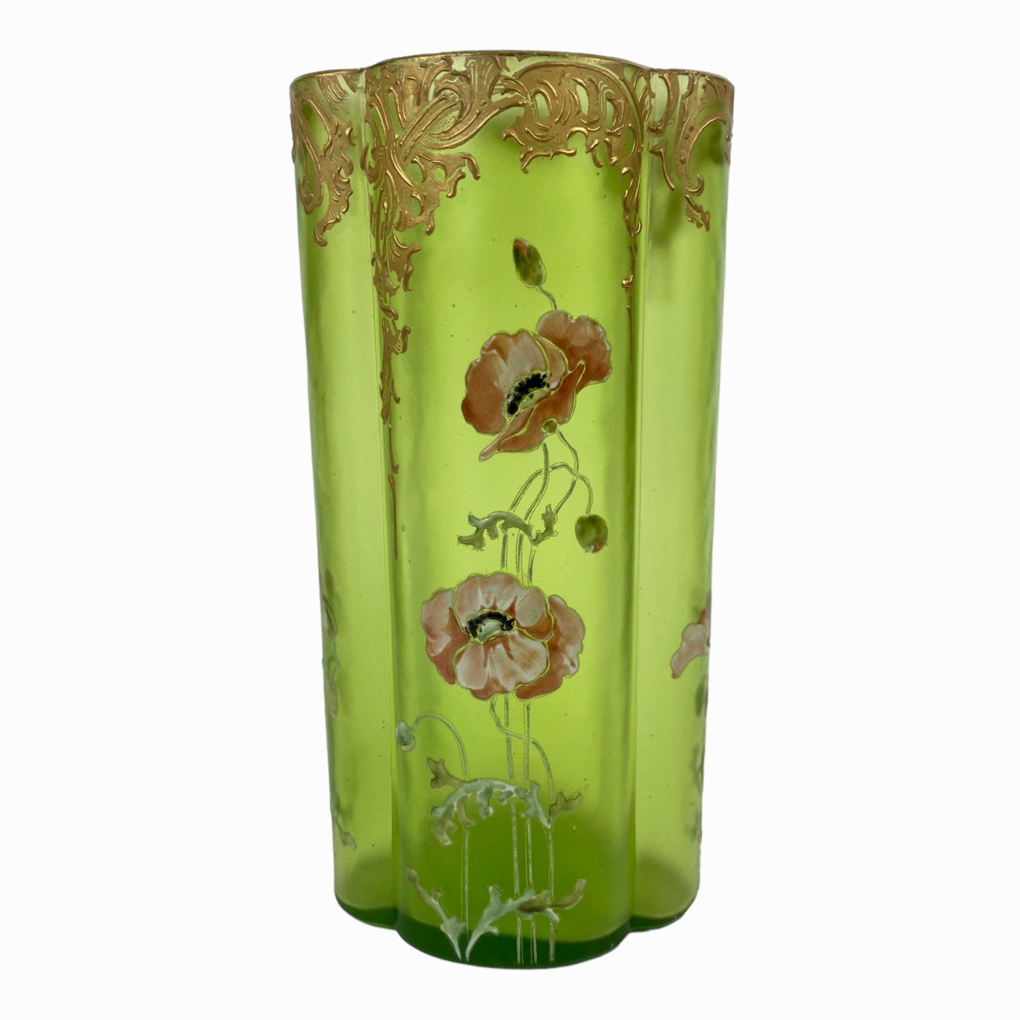 Vase émaillé Legras