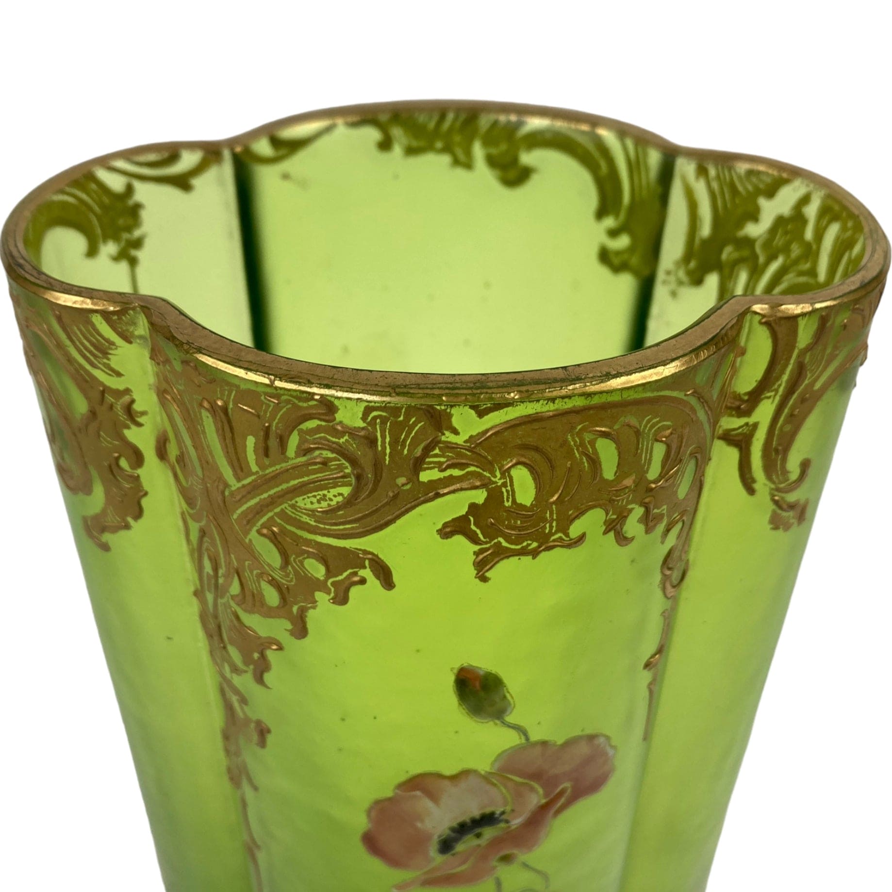 Vase émaillé Legras