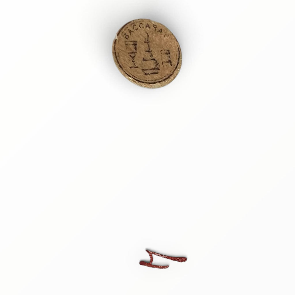 Détail de l' étiquette Baccarat