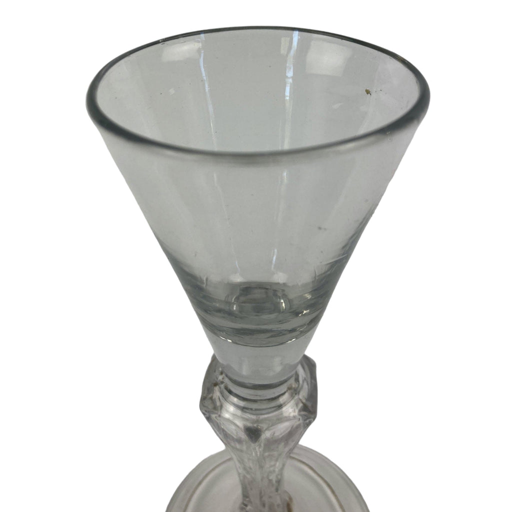 Ancien verre à pied du XVIIIe. siècle