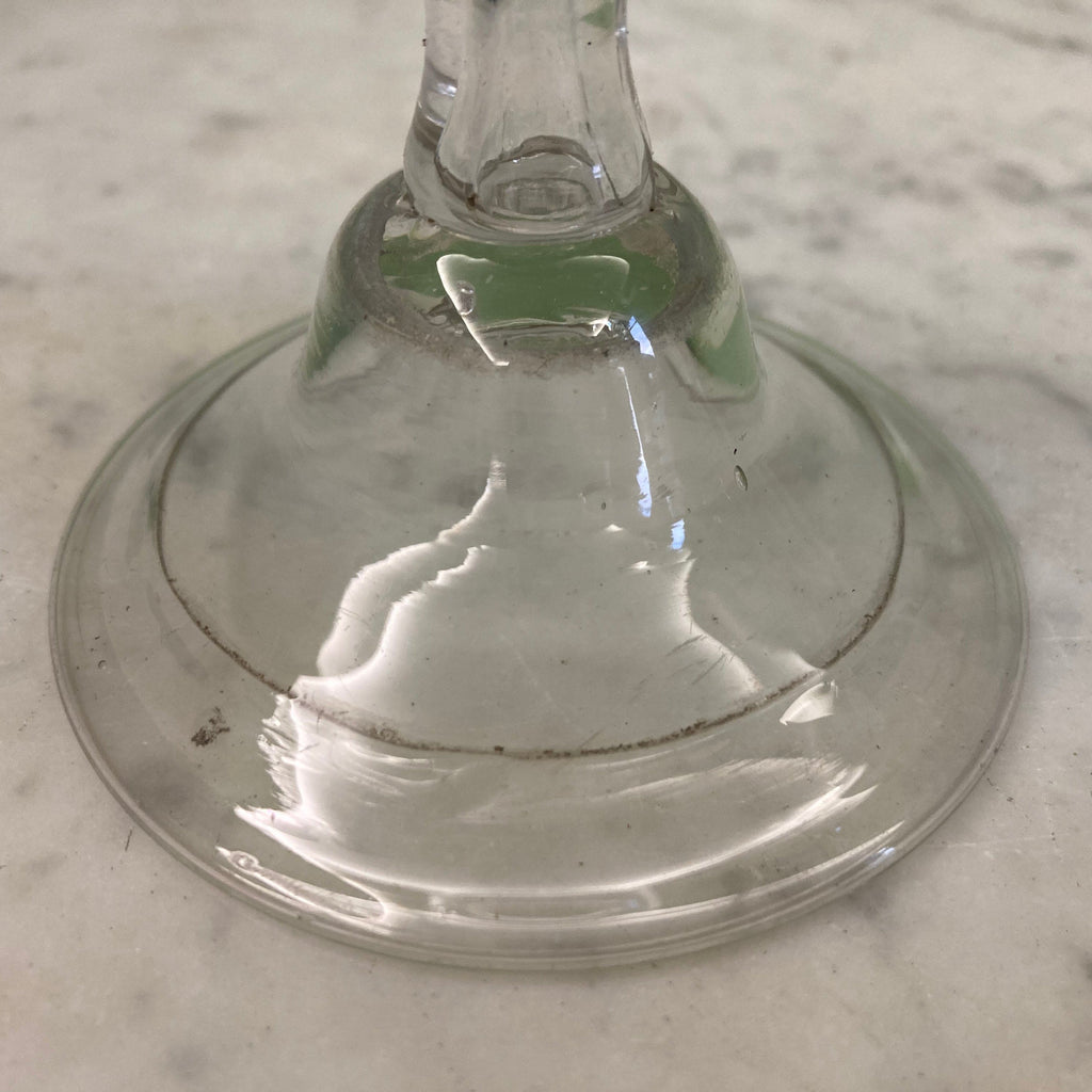 Grand verre soufflé  dit Bourguignon 18ème siècle