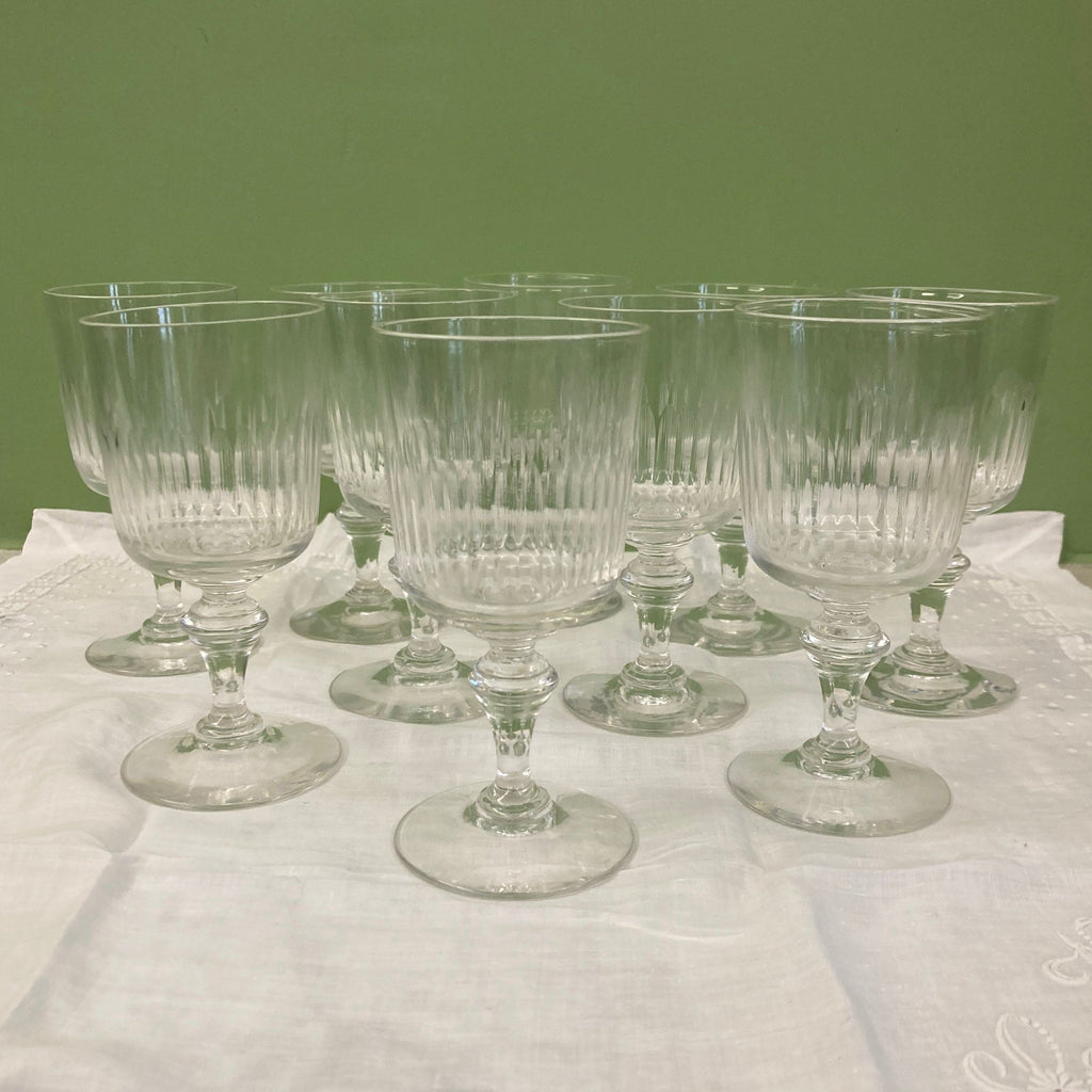 10 verres à vin en cristal modèle Renaissance de Baccarat