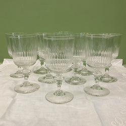 10 verres à vin en cristal modèle Renaissance de Baccarat