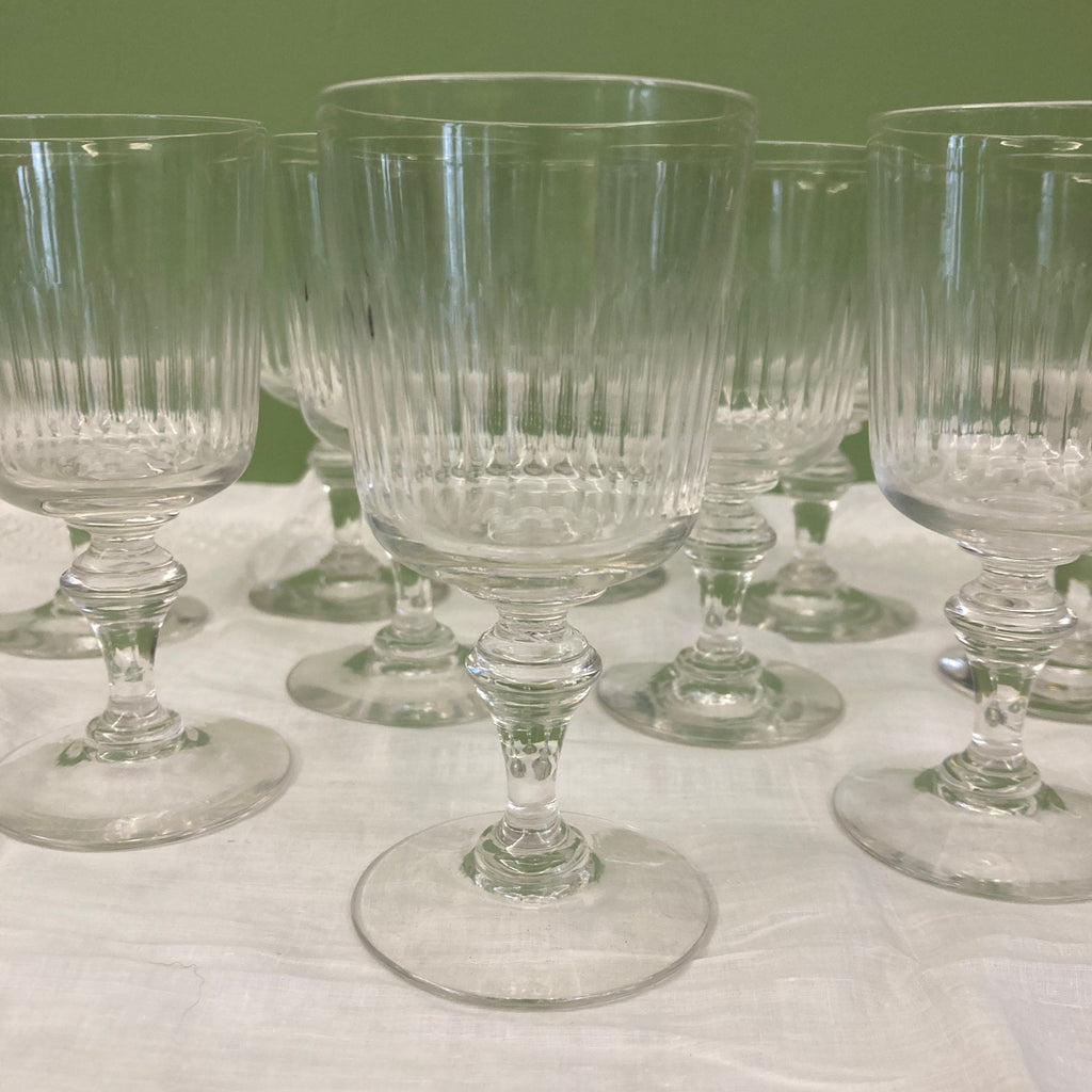 10 verres à vin en cristal modèle Renaissance de Baccarat