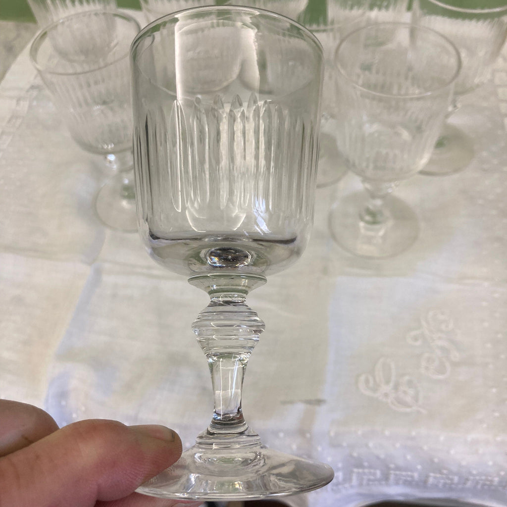 10 verres à vin en cristal modèle Renaissance de Baccarat