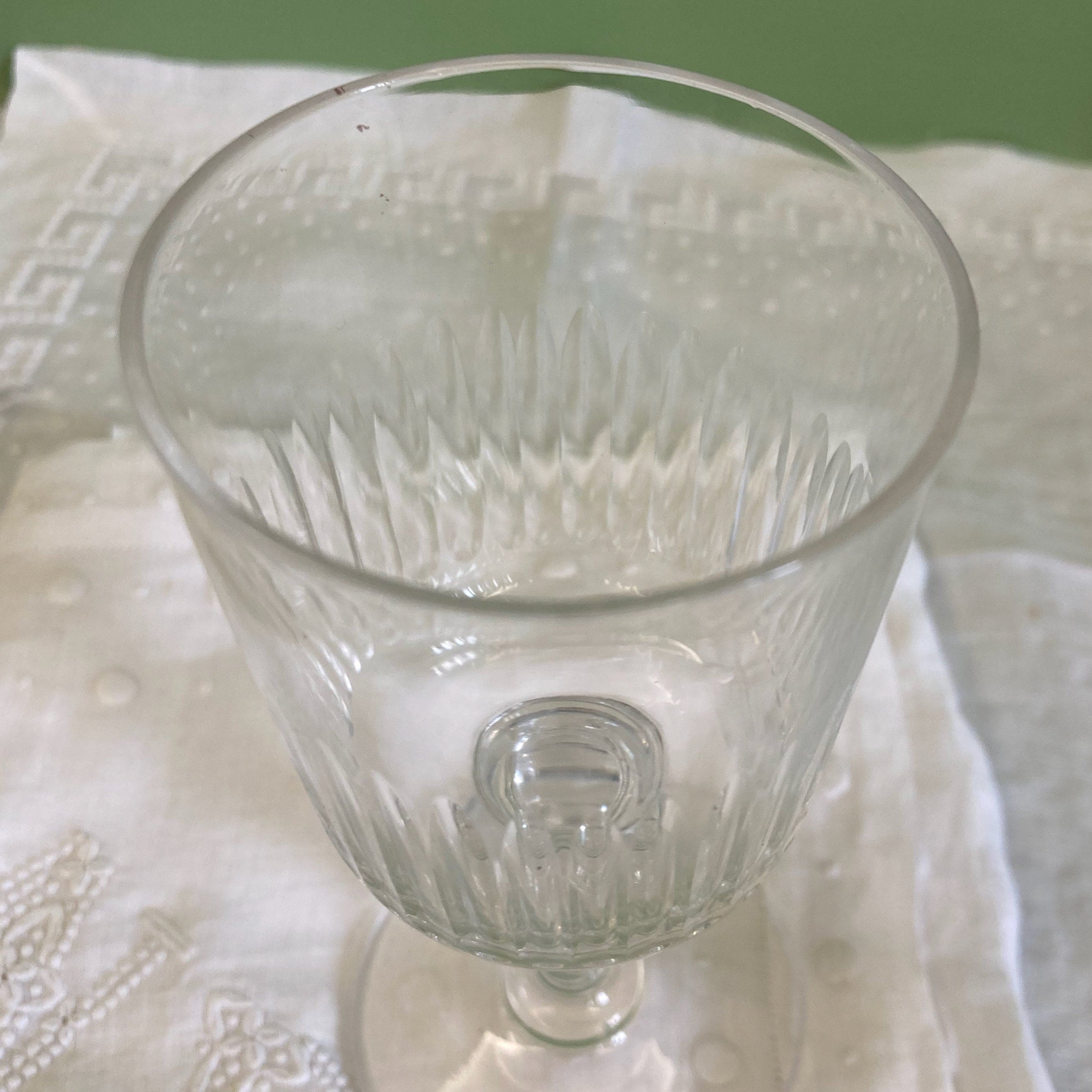 10 verres à vin en cristal modèle Renaissance de Baccarat
