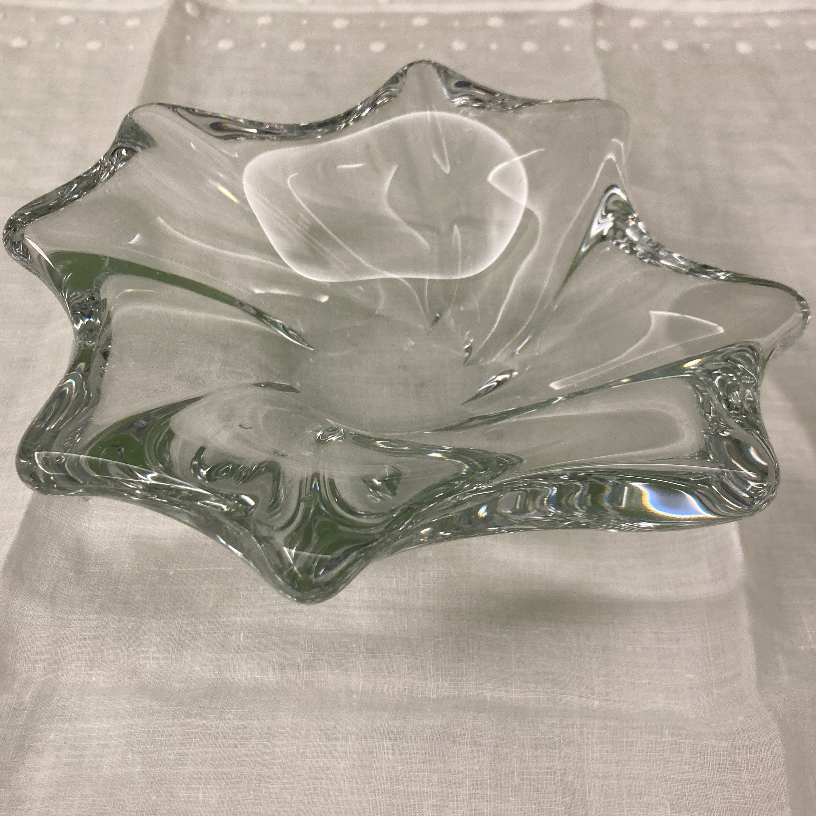 Ancien vide-poches en cristal de Baccarat