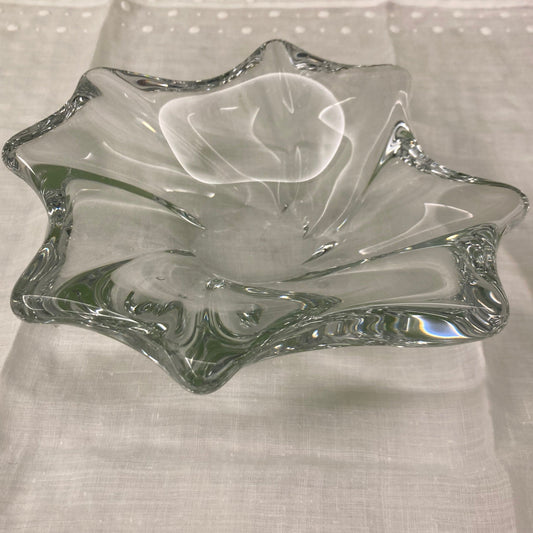 Ancien vide-poches en cristal de Baccarat