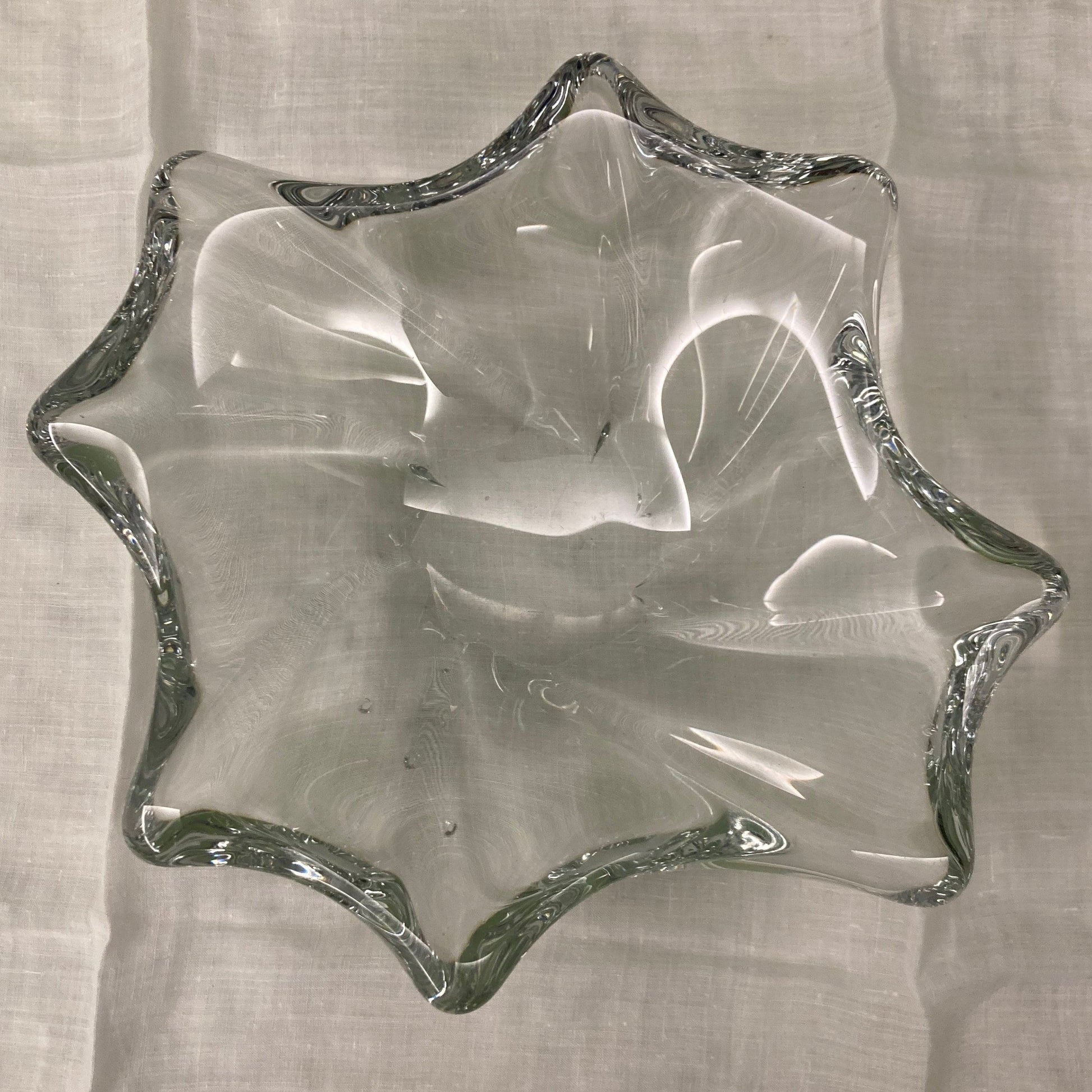 Ancien vide-poches en cristal de Baccarat