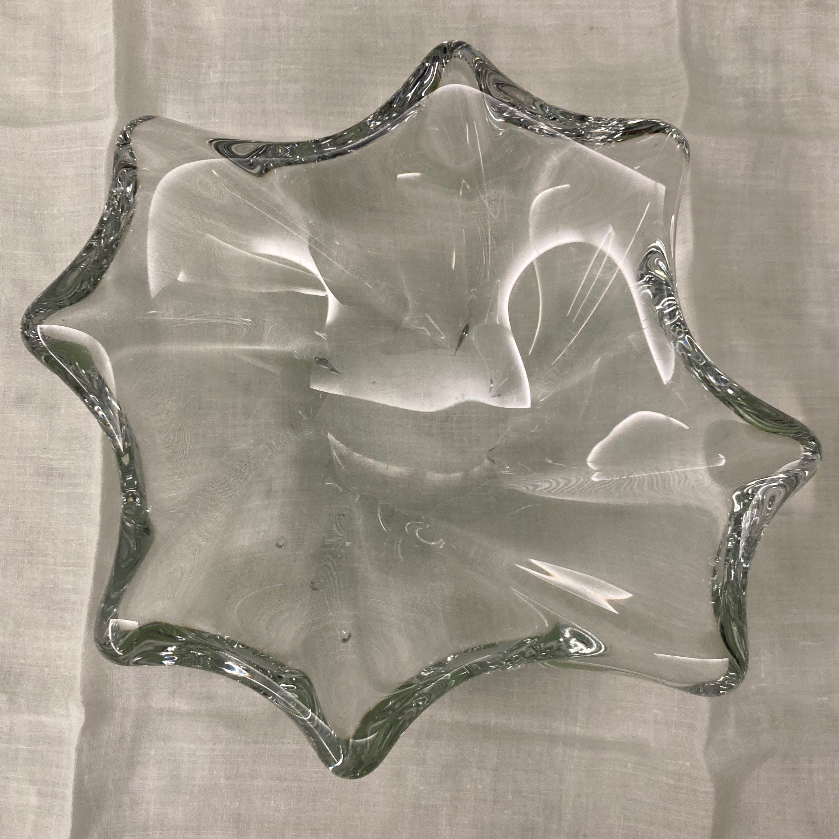 Ancien vide-poches en cristal de Baccarat