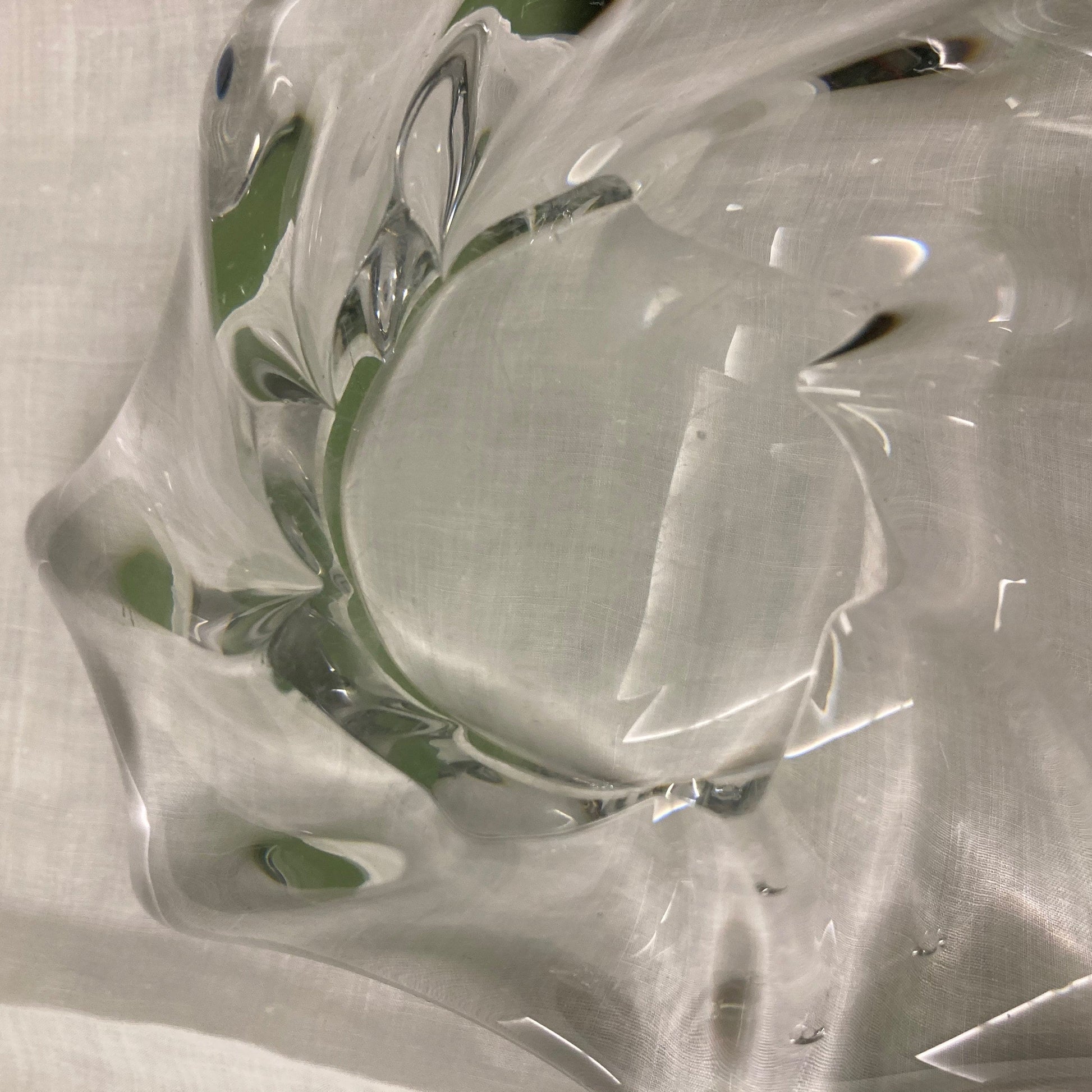 Ancien vide-poches en cristal de Baccarat