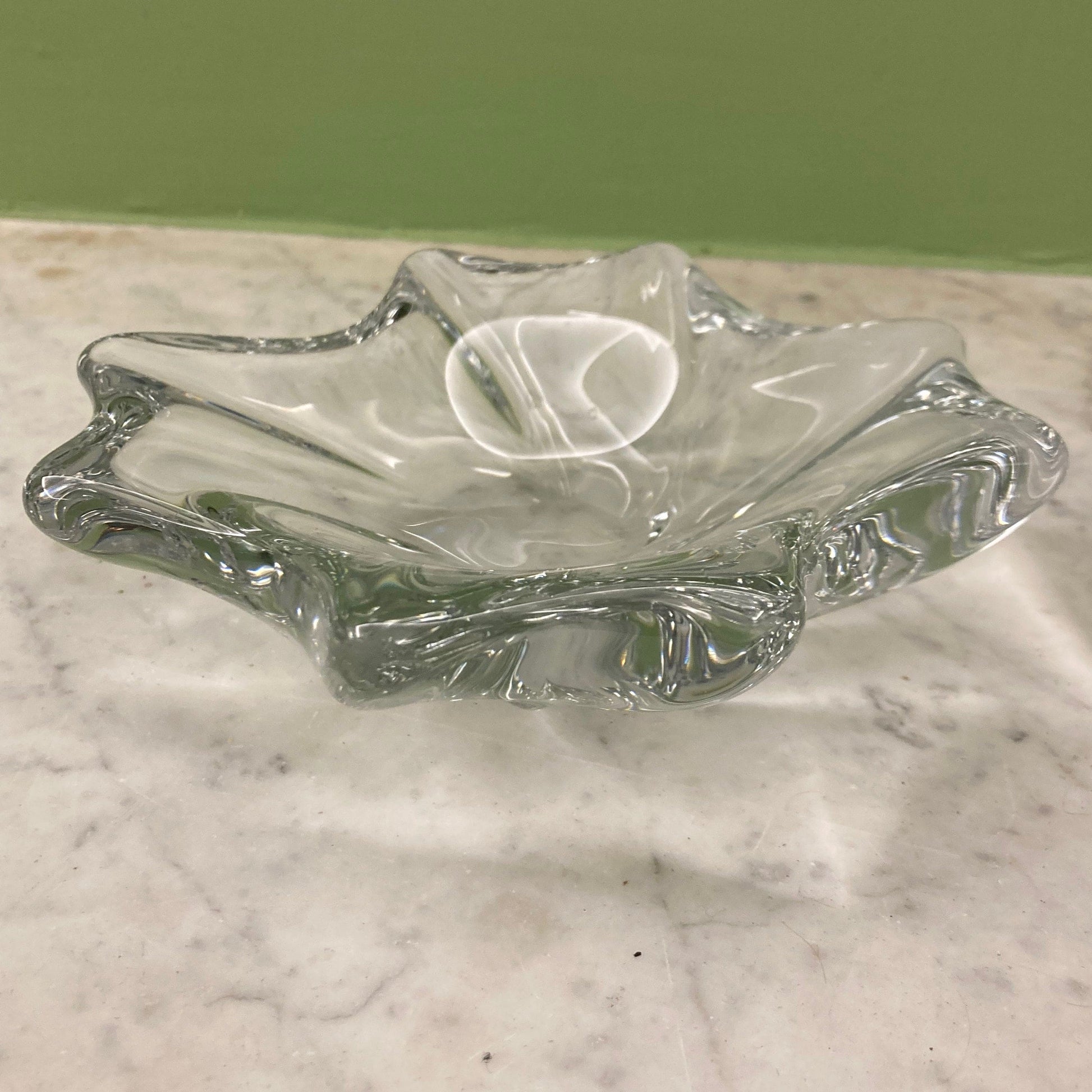 Ancien vide-poches en cristal de Baccarat