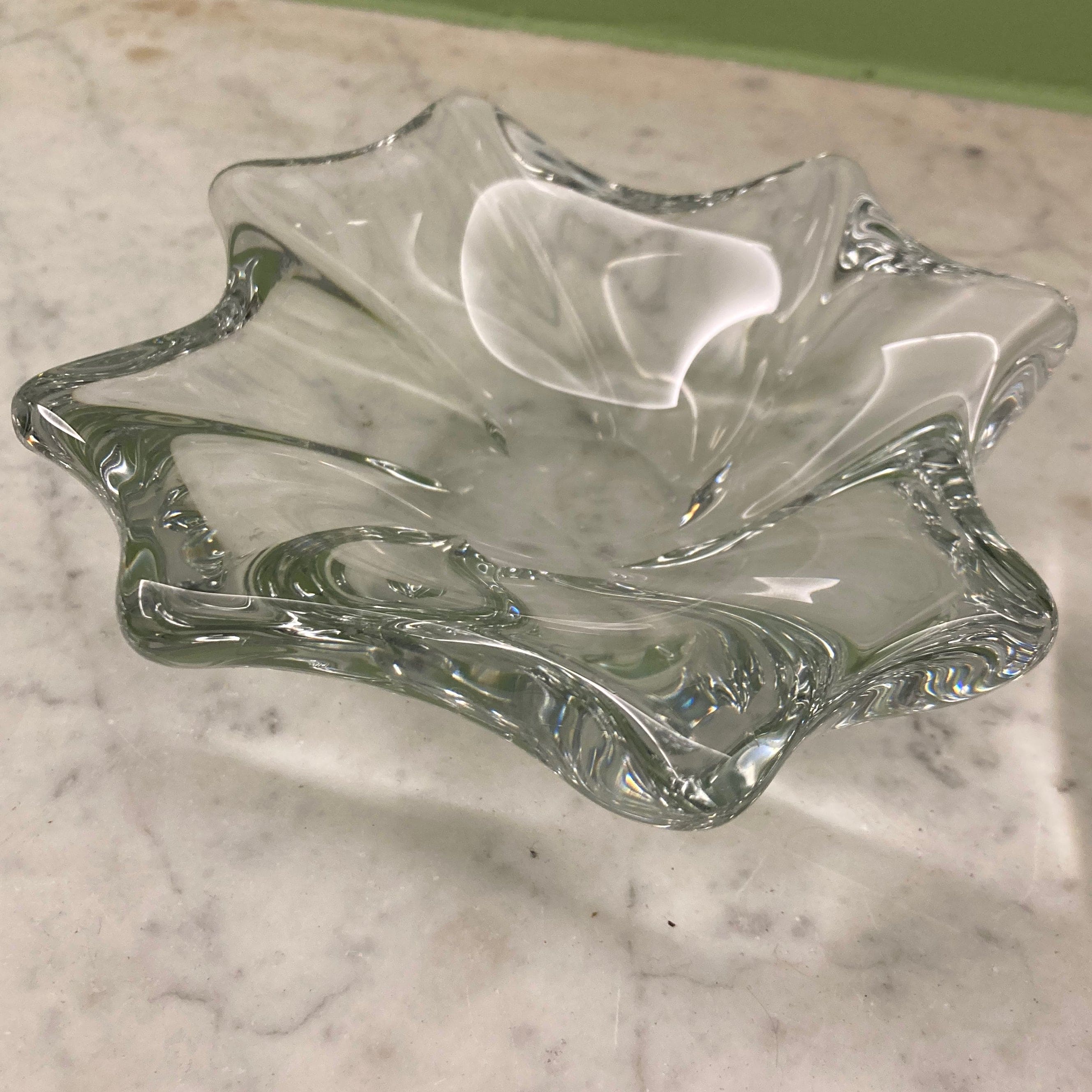 Ancien vide-poches en cristal de Baccarat