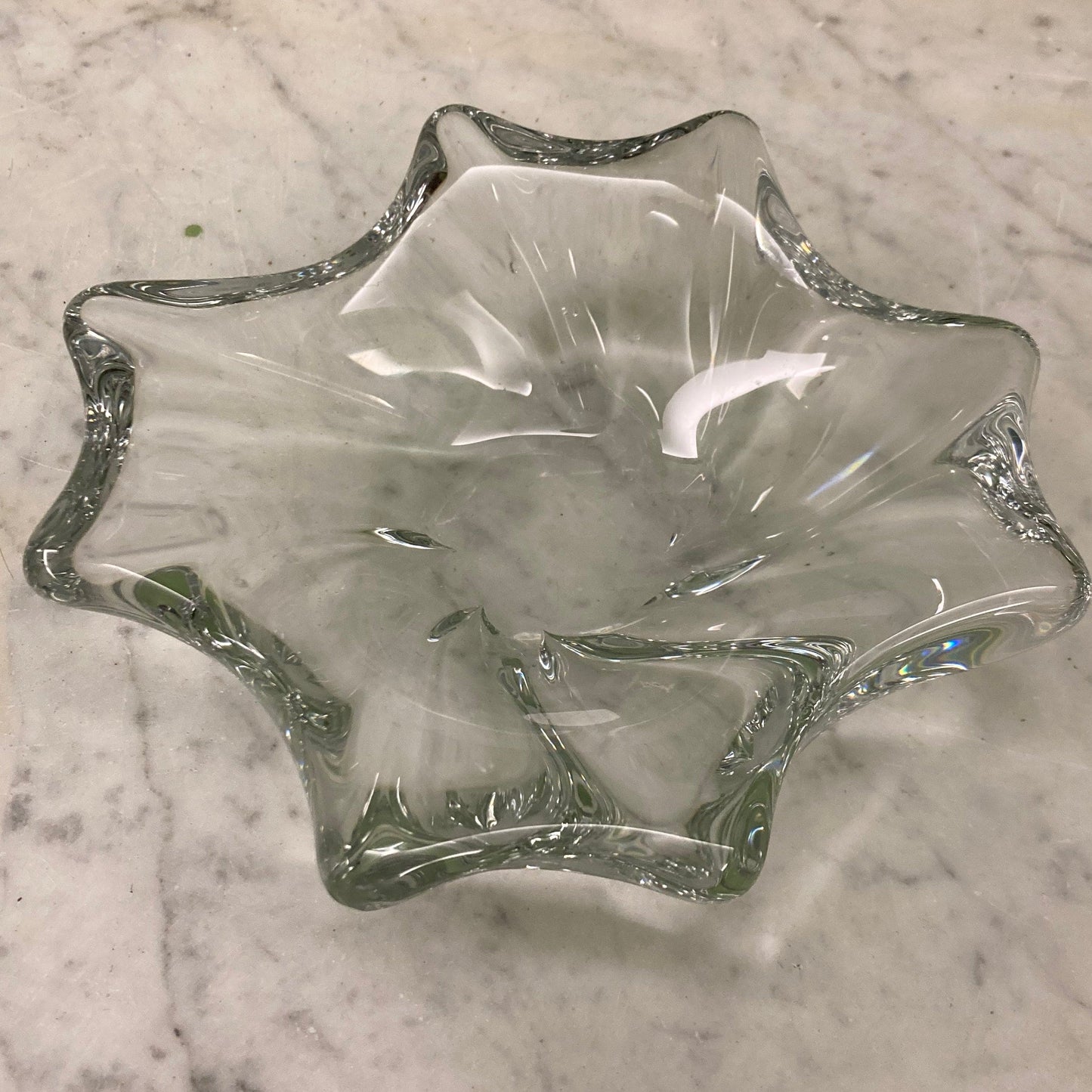 Ancien vide-poches en cristal de Baccarat