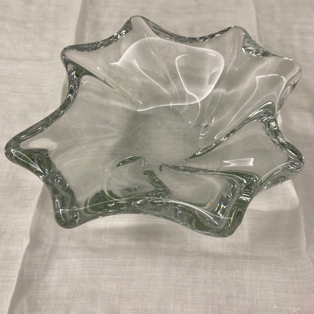 Ancien vide-poches en cristal de Baccarat