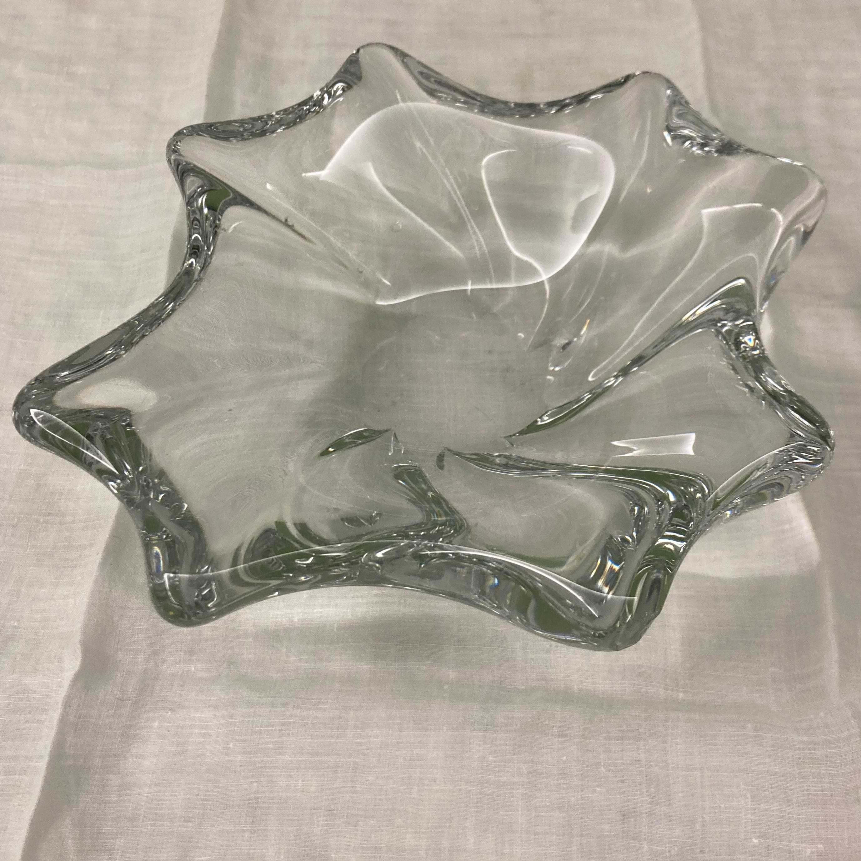 Ancien vide-poches en cristal de Baccarat