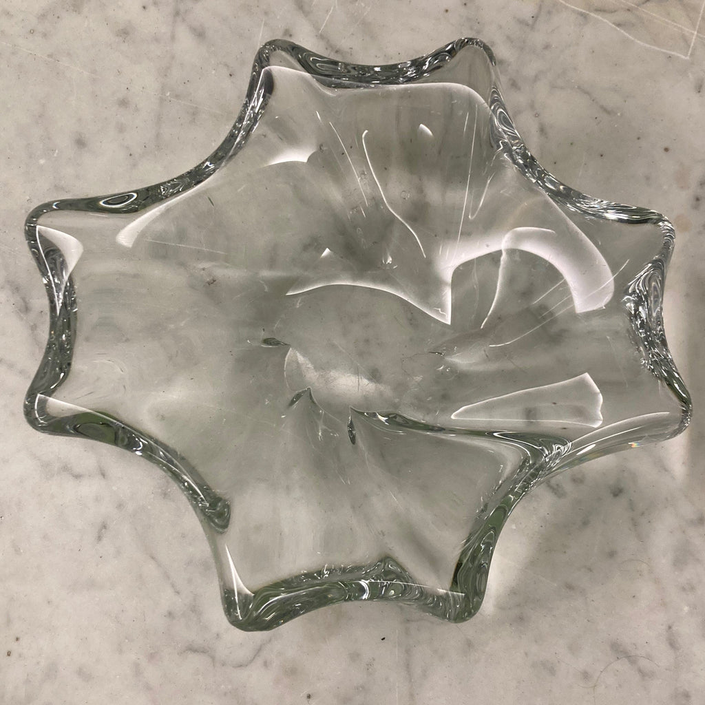 Ancien vide-poches en cristal de Baccarat