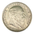 Pièce de 2 Marks en argent de 1907 représentant Friedrich 1