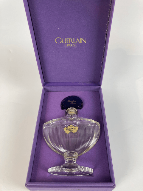 Shalimar Guerlain parfum ancien flacon vide