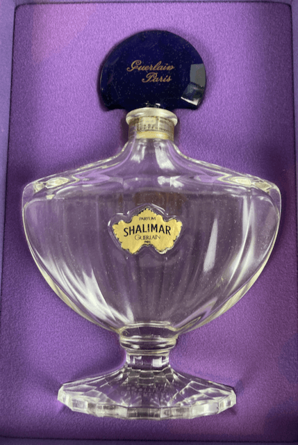 Shalimar Guerlain parfum ancien flacon vide