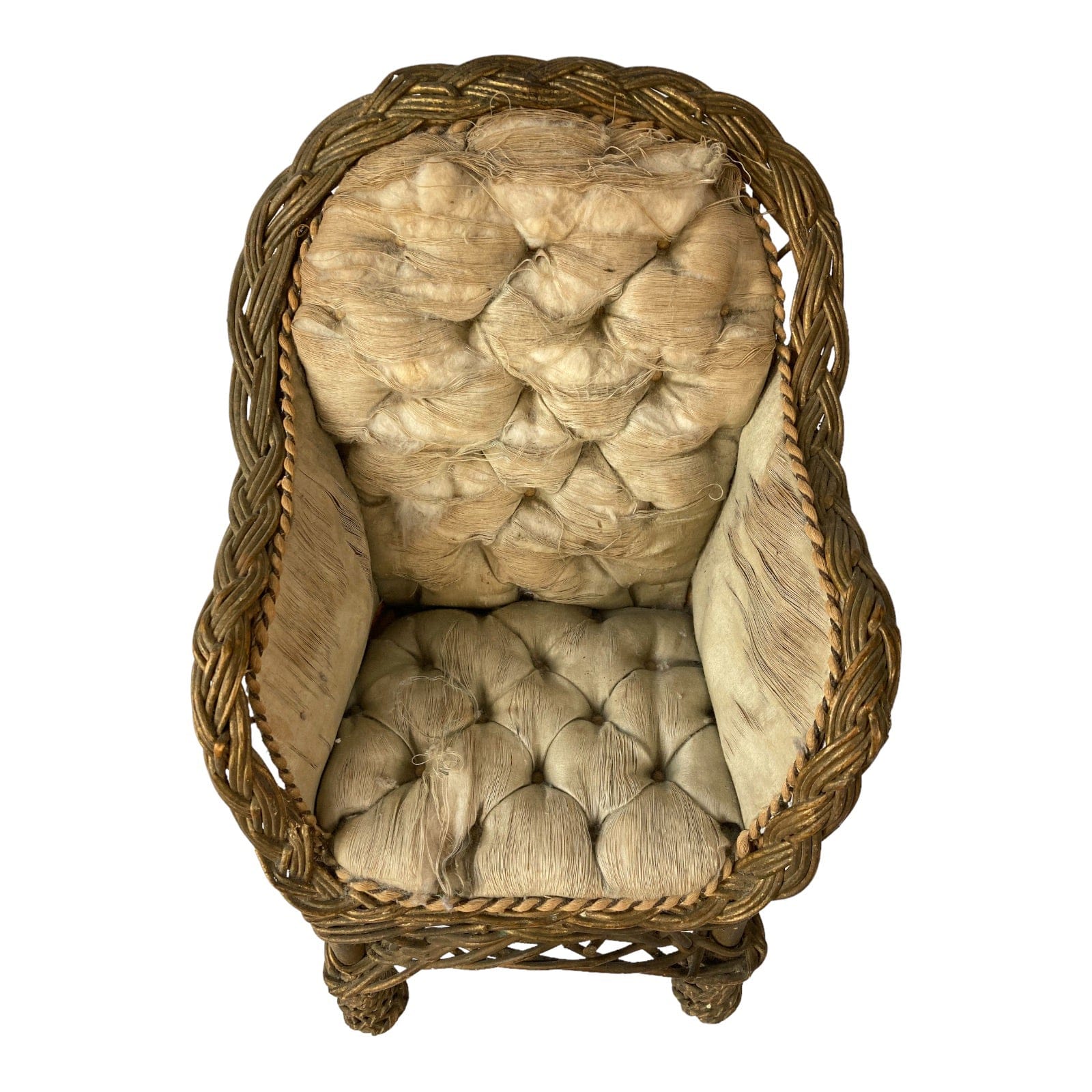 Ancien fauteuil 1900 poupée porcelaine Jumeau Steiner